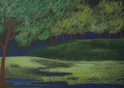 NATHALIE-CAVERZASIO-peinture-bordeaux-CRAYON-PAPIER-NOIR